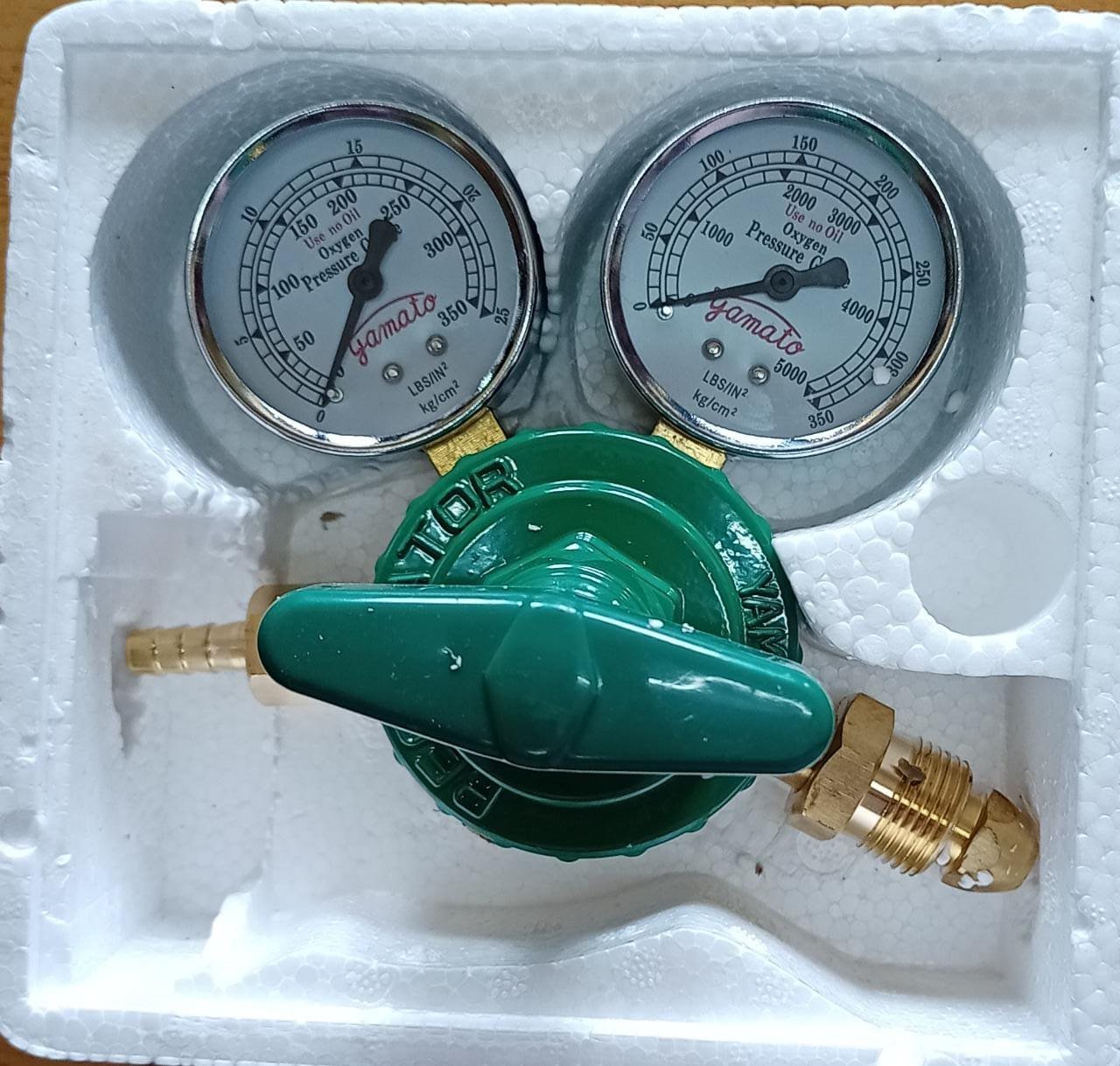 YAMATO Double Gauge Argon Gas Pressure Regulator Best Quality Contact. 8369970744 - Image 2