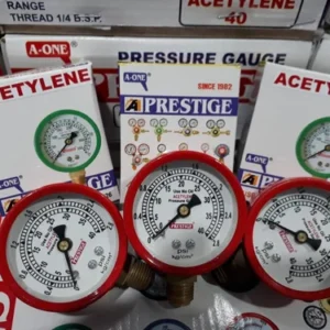 A One Prestige Acetylene Gas Pressure Gauge For D-A