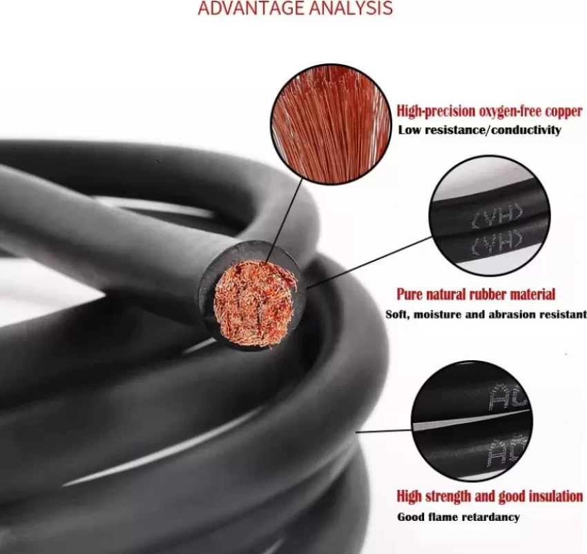 70SQMM Copper Cable Welding Machine cable 100% Copper 70SQ/MM Inverter Welding Machine - Image 2