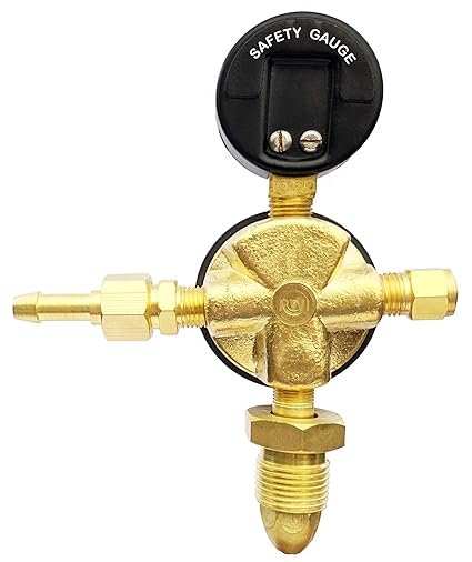 SEEMA Single Stage Double Gauge Argon Gas Pressure Regulator Best Price (ISI Certified) - Image 4