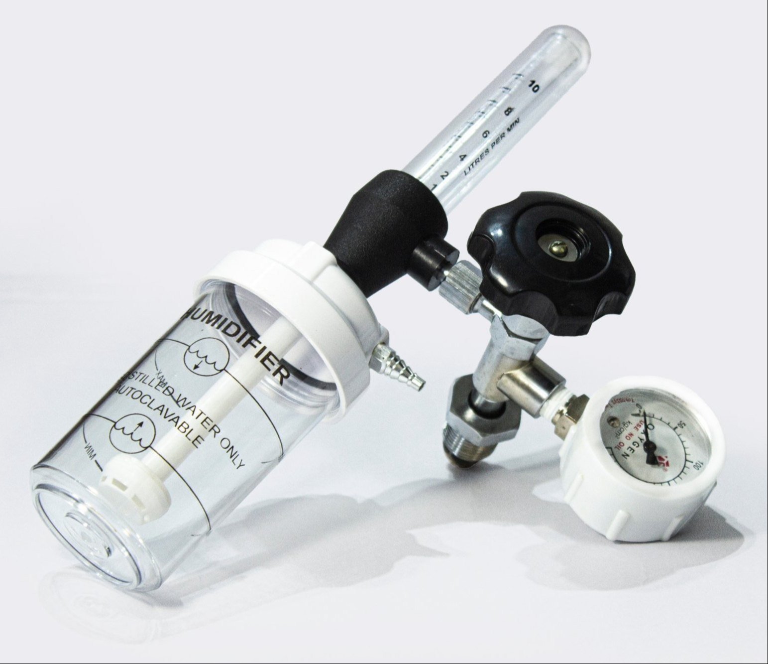 F A Valve Flow Meter With Humidifier Medical bulkbuy Fine Adjustment Valve