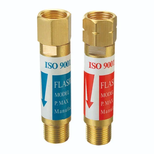 METRO Flashback Arrestor For Gas Cutting Torch Gas Regulator Flashback Arrestor NRV