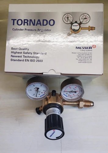 Messer Tornado Nitrogen Double Stage Double Gauge Heavy Duty Regulator - Image 3