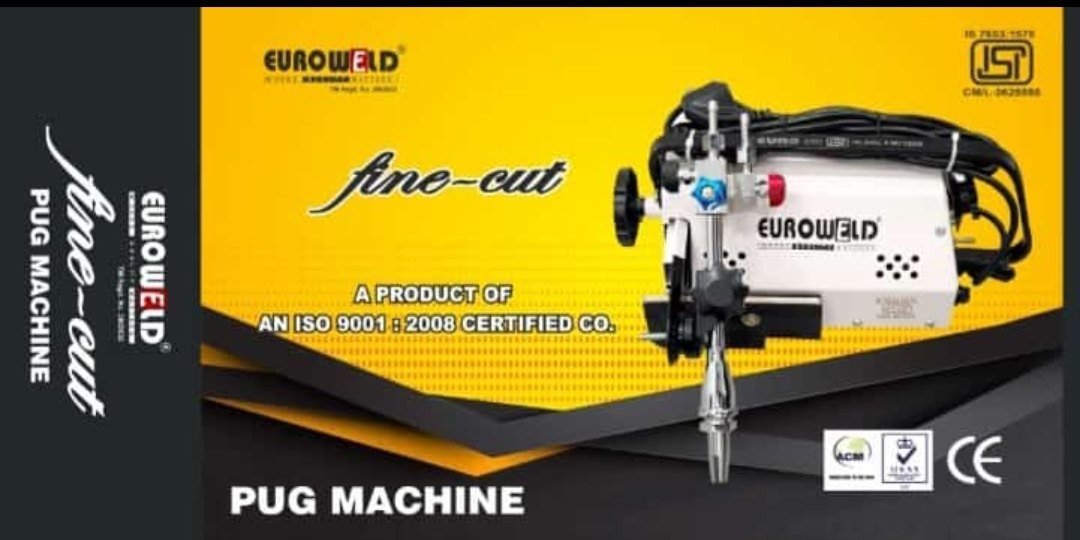 EUROWELD PUG CUTTING MACHINE ISI For Using M/S Plate Cutting Pug Machine In India Best Price - Image 5