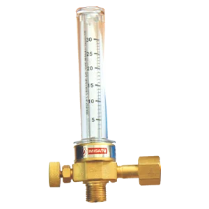 MISATU Argon Co2 Flow Meter For Gas Welding Brass Body Unbreakable Tube Glass Best Price