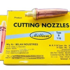 MILLION Gas Cutting Nozzle B-Type 3-64 Copper Origenal Get Best Price Online