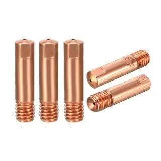 Mogra Tips M6-25MM Mig Welding Gun 0.8mm 1.2mm 1.6mm Copper Contact Tip For Mig Torch Accessories Consumables Spares