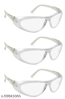 SUN 100 Safety Spectacles Modish Protection White-Clear Dealers Supplires - Image 3