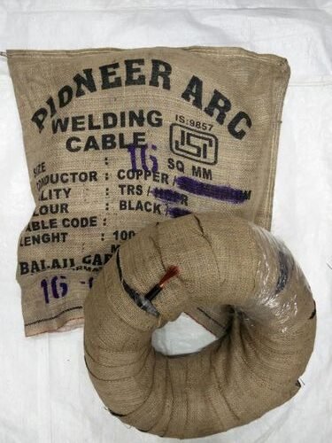 PIONEER ARC Welding Cable Copper 16sqmm ISI HOFR Rubber 200amp From 400amp Use