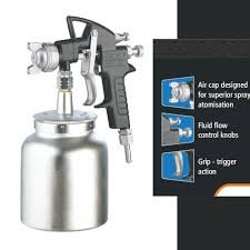 PILOT Spray Gun Type P70 1.6mm Stainless Steel Nozzle and Needle Suitable for Automobiles Industries Railways Ship Building and Spraying Projects Type P70 With Cup - Image 2