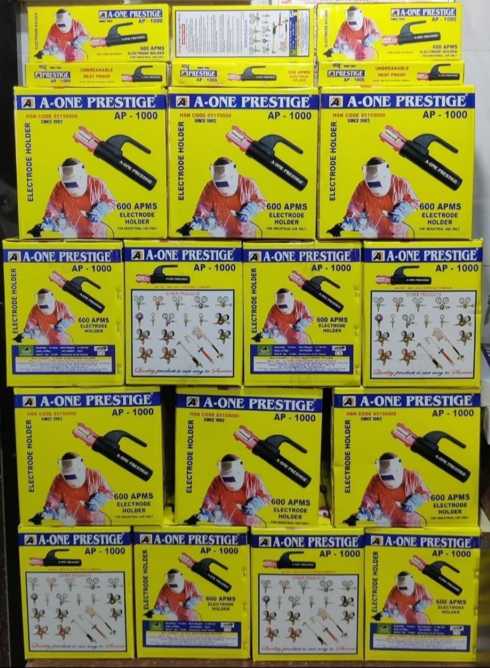 A-ONE PRESTIGE A-P 1000 Welding Holder Electrode M-S Body 3.15 Welding Rods Use Heavy Duty Get Best Price At 125/. - Image 5